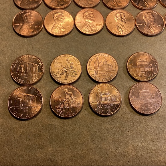 🟠 All 32 Lincoln Shield Pennies 2010-2025 both D & P Mints - Excellent & Bonus - Picture 9 of 16